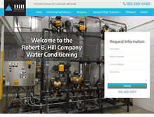 Tablet Screenshot of hillwater.com